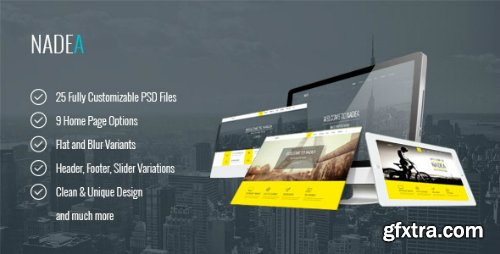 ThemeForest - Nadea – Multipurpose PSD Template 8225543