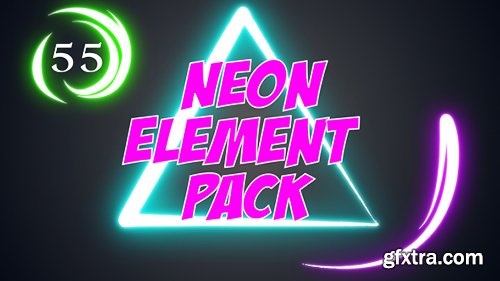 Videohive Neon Element Pack 17203195