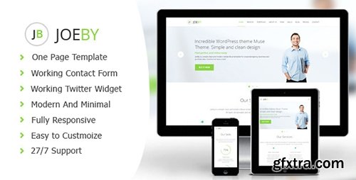ThemeForest - Joeby - Clean One Page Business Template (Update: 18 February 16) - 14279986