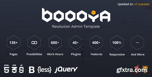 ThemeForest - Boooya v1.2 - Revolution Admin Template - 17227946