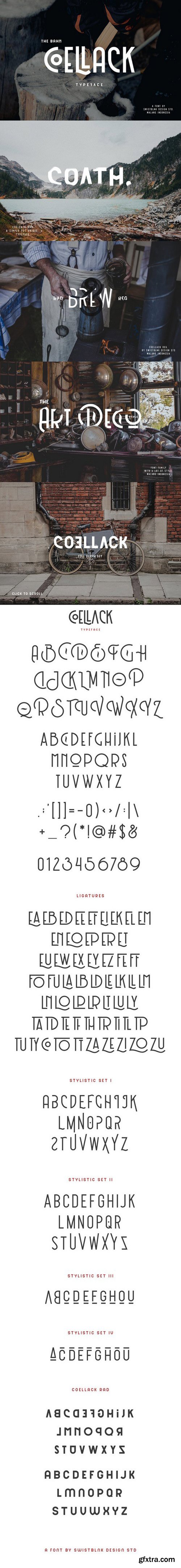 CM - Coellack typeface 975003