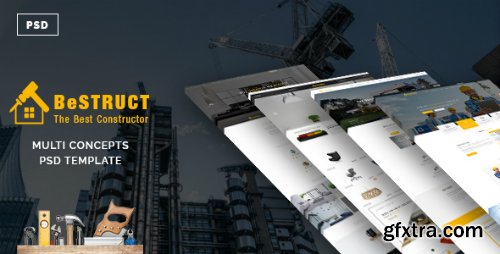 ThemeForest - BeStruct - Multiconcept Construction PSD Template 17587134