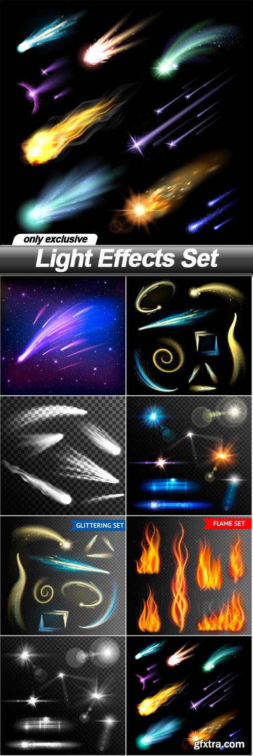 Light Effects Set - 8 EPS