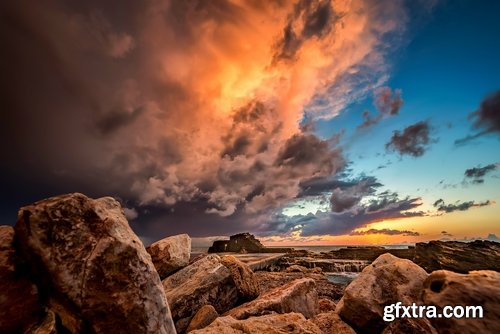 Collection of black storm clouds dark lightning storm warning bad weather 25 HQ Jpeg