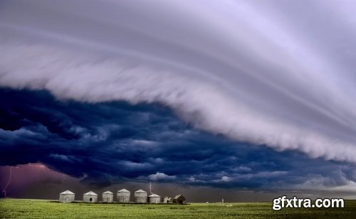 Collection of black storm clouds dark lightning storm warning bad weather 25 HQ Jpeg