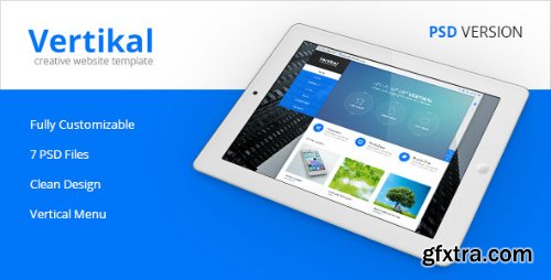 ThemeForest - Vertikal - Creative PSD Template 6223240