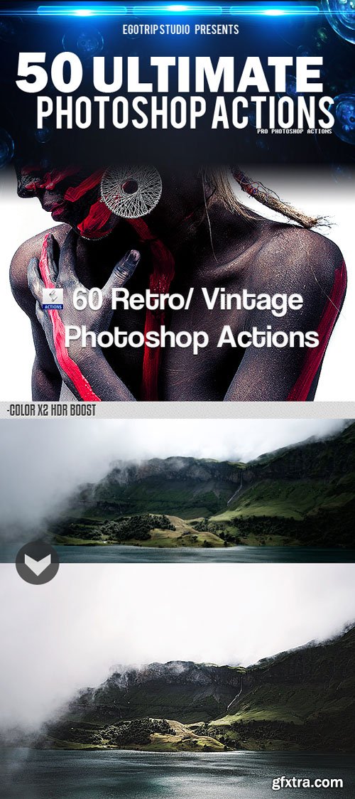 GraphicRiver - 50 Ultimate Photoshop Actions - 18017631