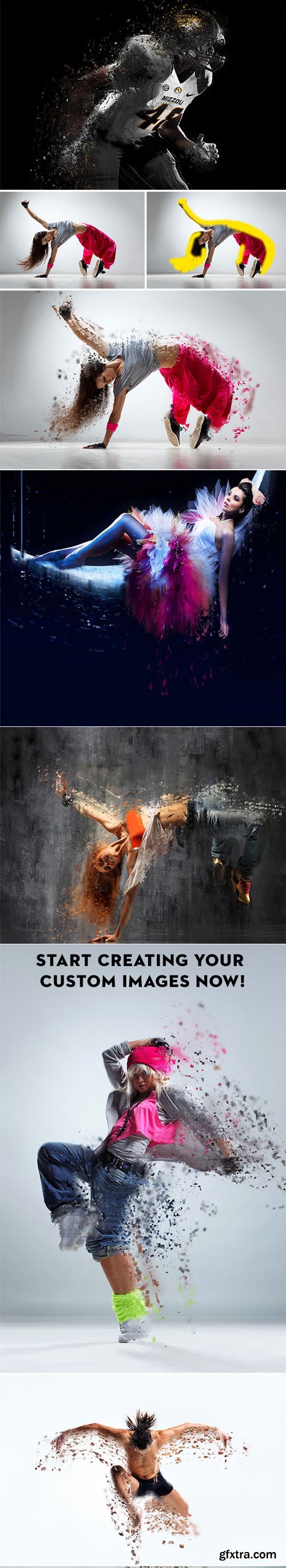 GraphicRiver - PARTICLES Photoshop Action - 18069741