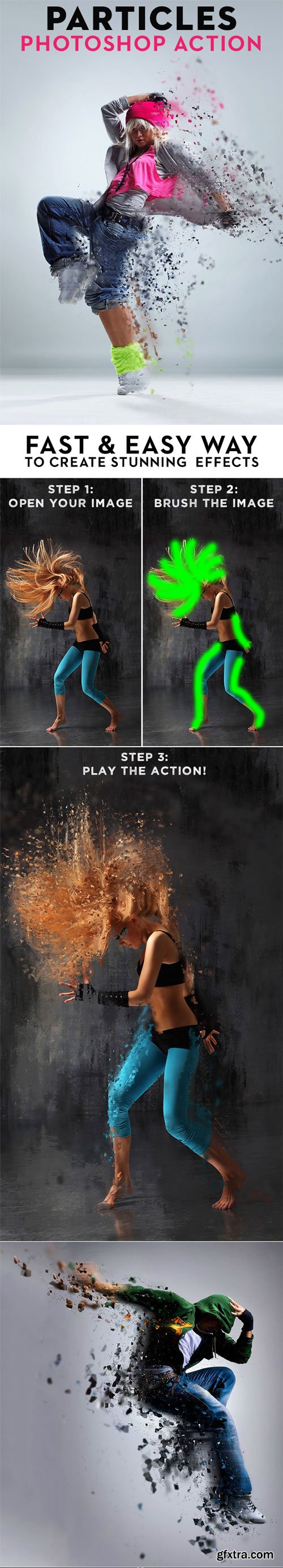 GraphicRiver - PARTICLES Photoshop Action - 18069741