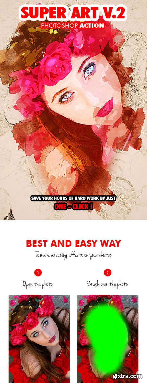 GraphicRiver - Super Art V.2 Photoshop Action - 18078135