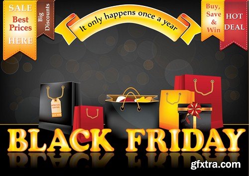 Black Friday Sales poster - 5 UHQ JPEG