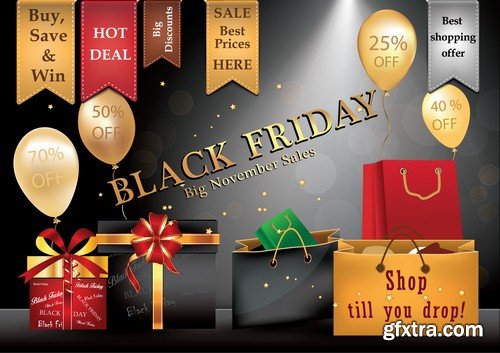 Black Friday Sales poster - 5 UHQ JPEG