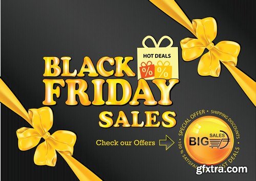 Black Friday Sales poster - 5 UHQ JPEG