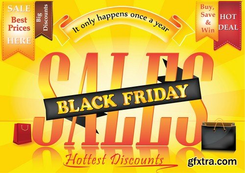 Black Friday Sales poster - 5 UHQ JPEG