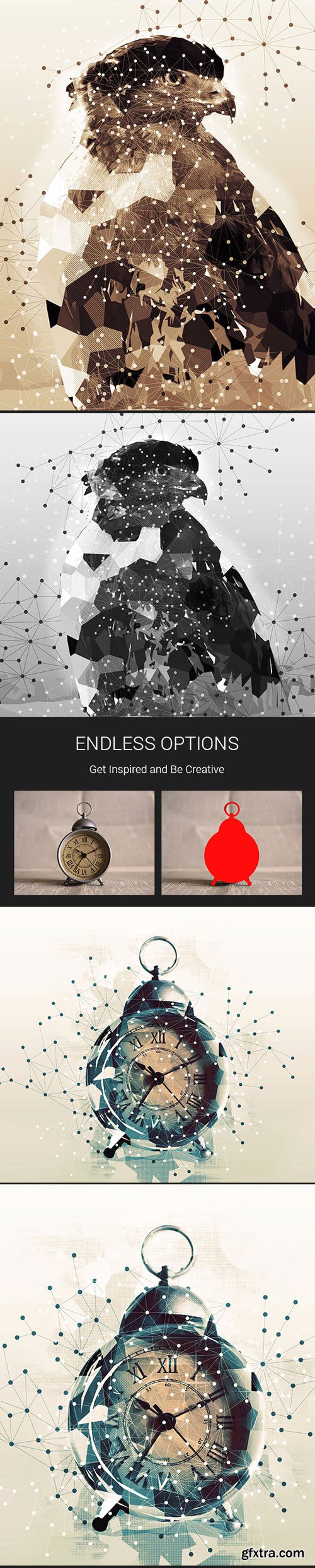 GraphicRiver - Geometry and Low Poly Art Photoshop Action - 18096567