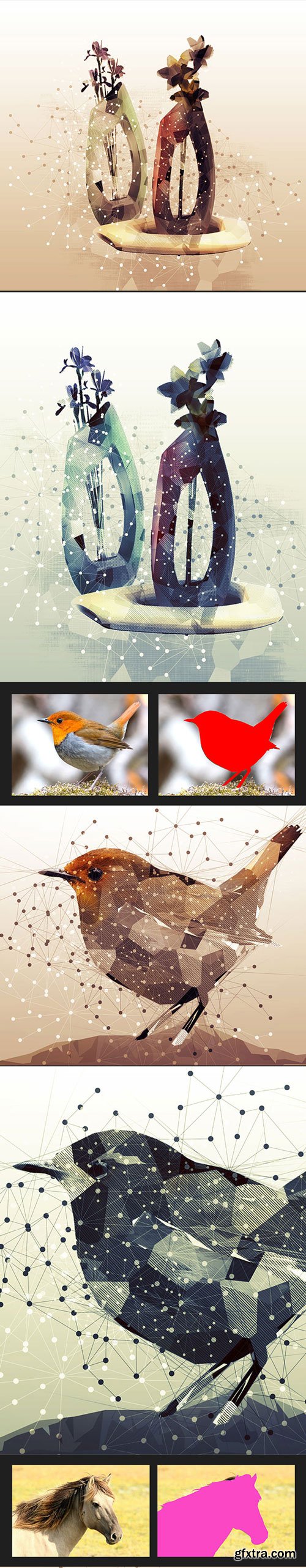 GraphicRiver - Geometry and Low Poly Art Photoshop Action - 18096567