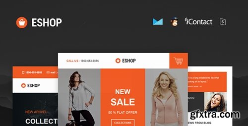 ThemeForest - ESHOP v1.0 - Responsive E-mail Template + Online Access - 15089981