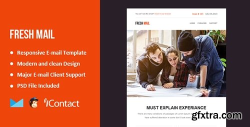 ThemeForest - Fresh Mail v1.0 - Responsive E-mail Template + Themebuilder Access - 12125700