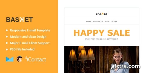 ThemeForest - Basket v1.0 - eCommerce Responsive E-mail Templates + Themebuilder Access - 11768204