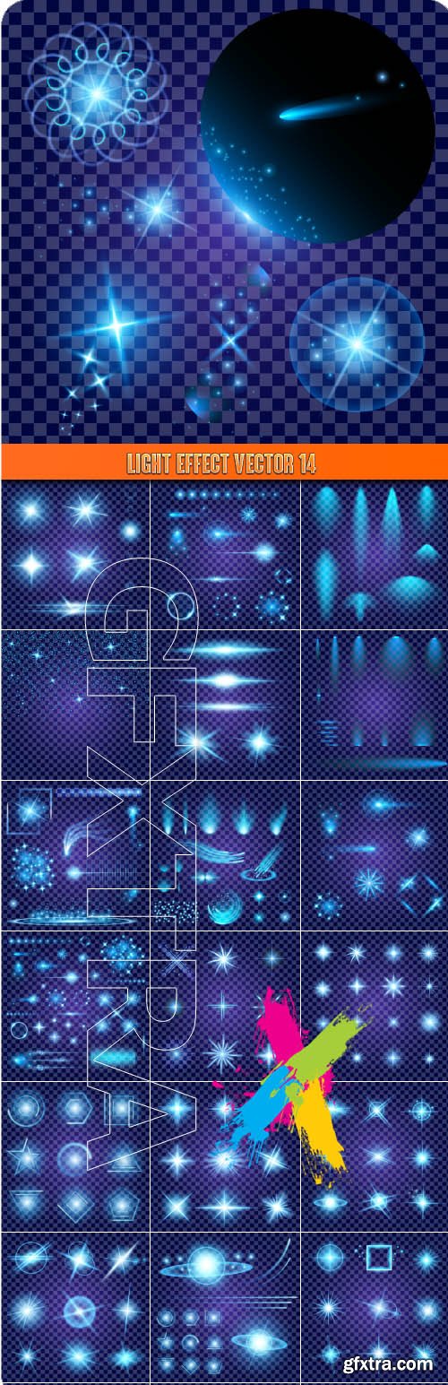 Light effect vector 14