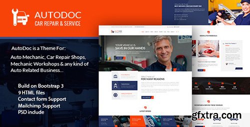 ThemeForest - AutoDoc - HTML Car Repair Mechanic Shop (Update: 9 August 15) - 10789765