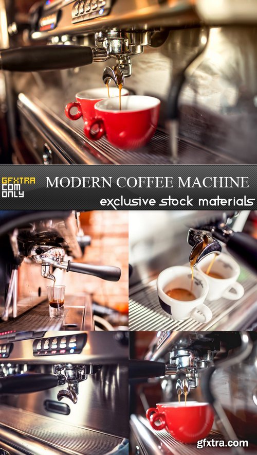 Modern Coffee Machine - 5 UHQ JPEG