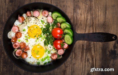 Fried eggs - 6 UHQ JPEG