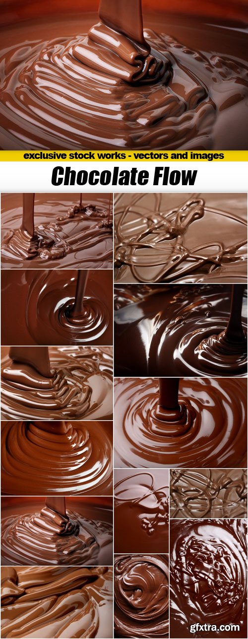 Chocolate Flow - 14xUHQ JPEG