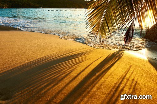 Beautiful Sunset at Seychelles Beach - 9xUHQ JPEG