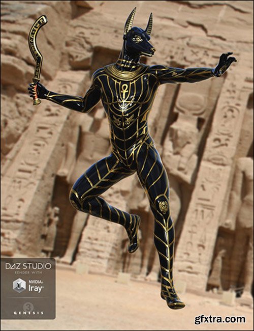 Sky Gods Anubis for Genesis 3 Male(s)