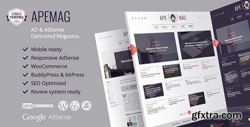 ThemeForest - Apemag v1.0.6 - Stylish magazine with review system - 11909134