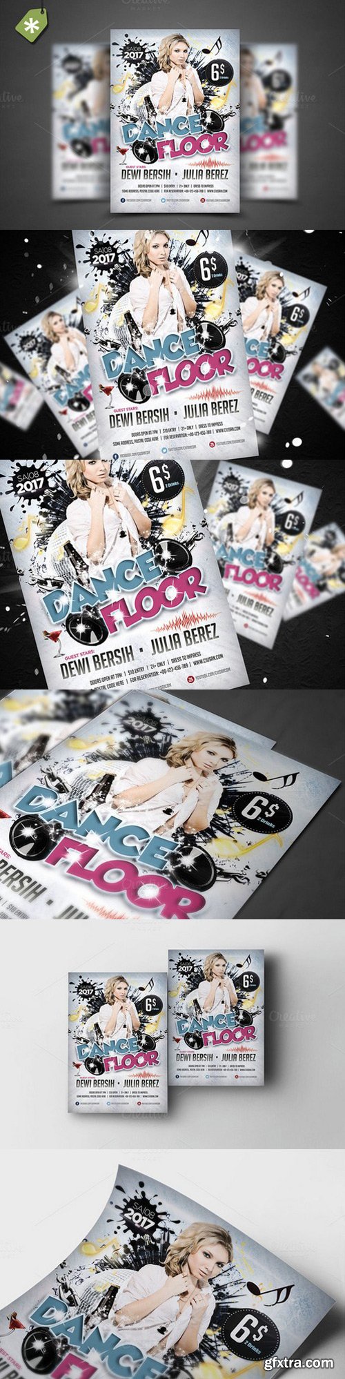 CM - Dance Floor Flyer Template 924157