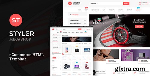 ThemeForest - Styler Mega Shop - HTML Template (Update: 12 February 16) - 12897032