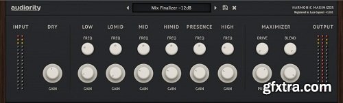 Audiority Harmonic Maximizer v1.0.2 WiN OSX Incl Patched and Keygen-R2R