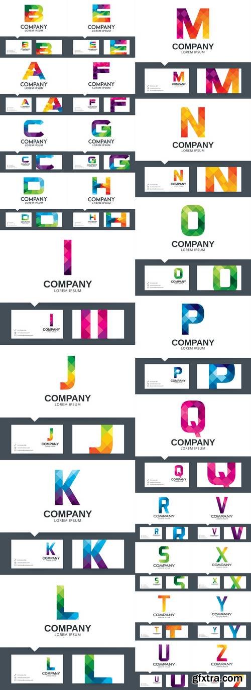 Letter Vector Logo and Business Card Template