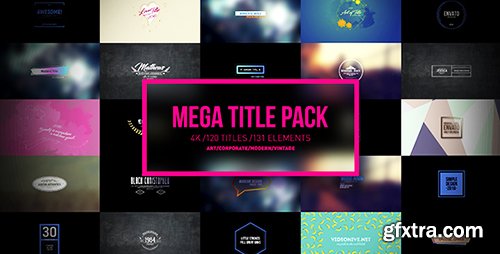 Videohive Mega Titles 4K Project 17112586