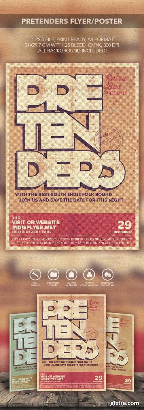 GR - Pretenders Flyer/Poster 11547887