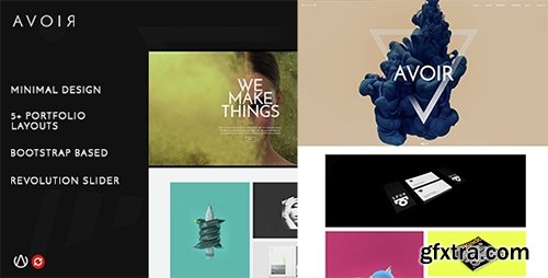 ThemeForest - AVOIR - Creative Portfolio Bootstrap Template (Update: 30 January 16) - 12957244