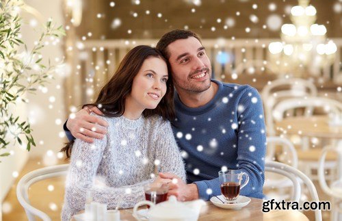 Happy Couple Drinking Tea - 11 UHQ JPEG