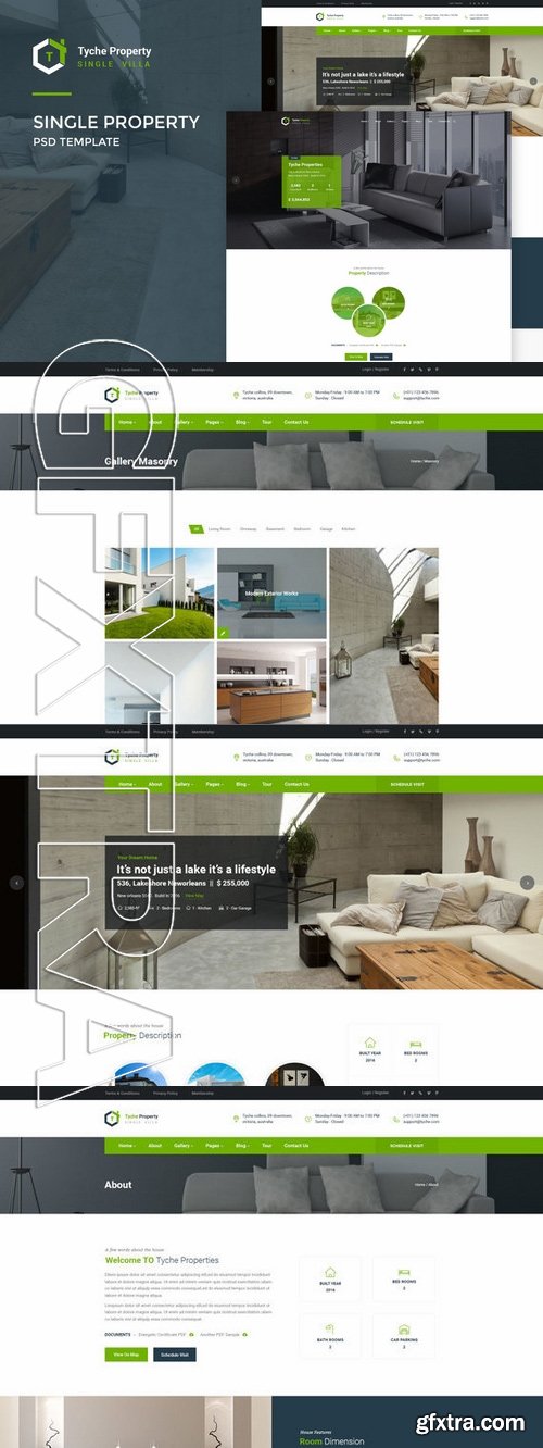 Tyche Properties Single Property PSD Template