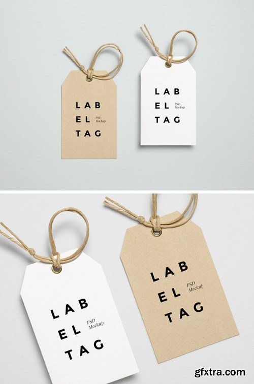 Label Tag PSD MockUp #2