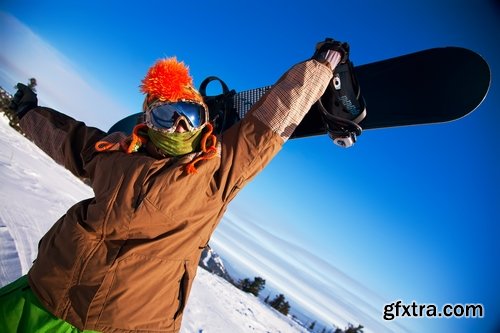 Collection of snowboard trick mountain snow slope holiday vacation ekstremal woman man 25 HQ Jpeg