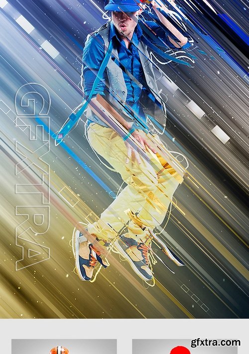 GraphicRiver - Lines Photoshop Action 18300619