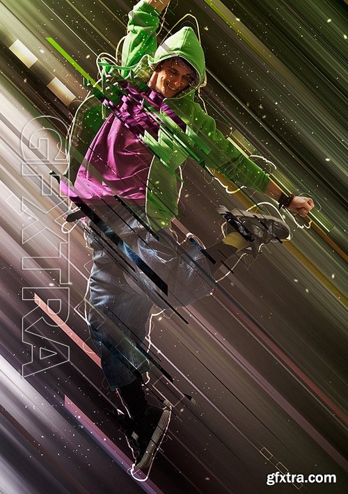 GraphicRiver - Lines Photoshop Action 18300619