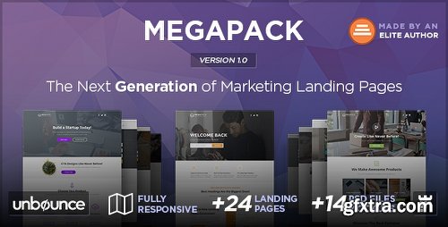 ThemeForest MEGAPACK - Multipurpose Unbounce Landing Pages Pack 17443308