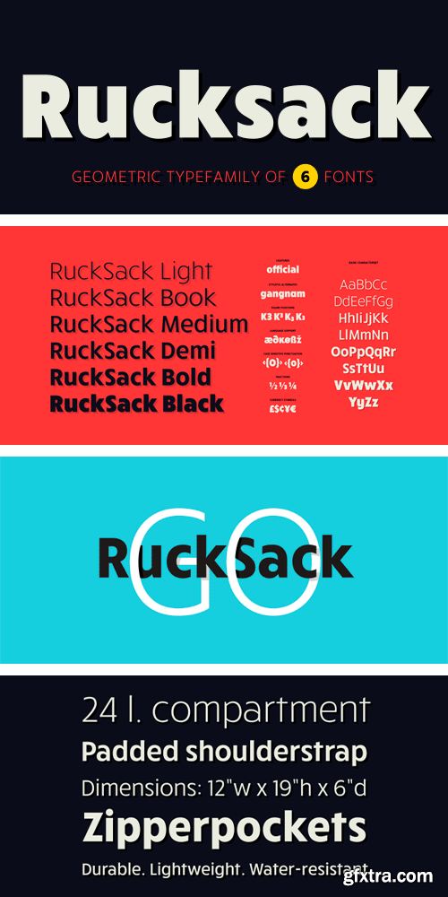 Rucksack Font Family