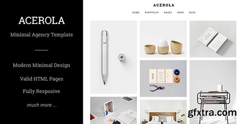 ThemeForest - Acerola v1.0 - Ultra Minimalist Agency HTML Template - 14278078