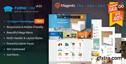 ThemeForest - Furnicom v2.4.0 - Responsive Magento 2 and 1.9 Furniture Theme - 15798823