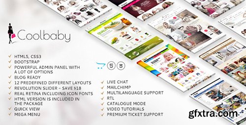 ThemeForest - Coolbaby v2.3.0 - Original OpenCart responsive theme - 12190190