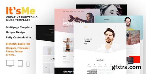 ThemeForest - It's me v1.0 - Creative Multipage Portfolio Muse Theme - 14023156